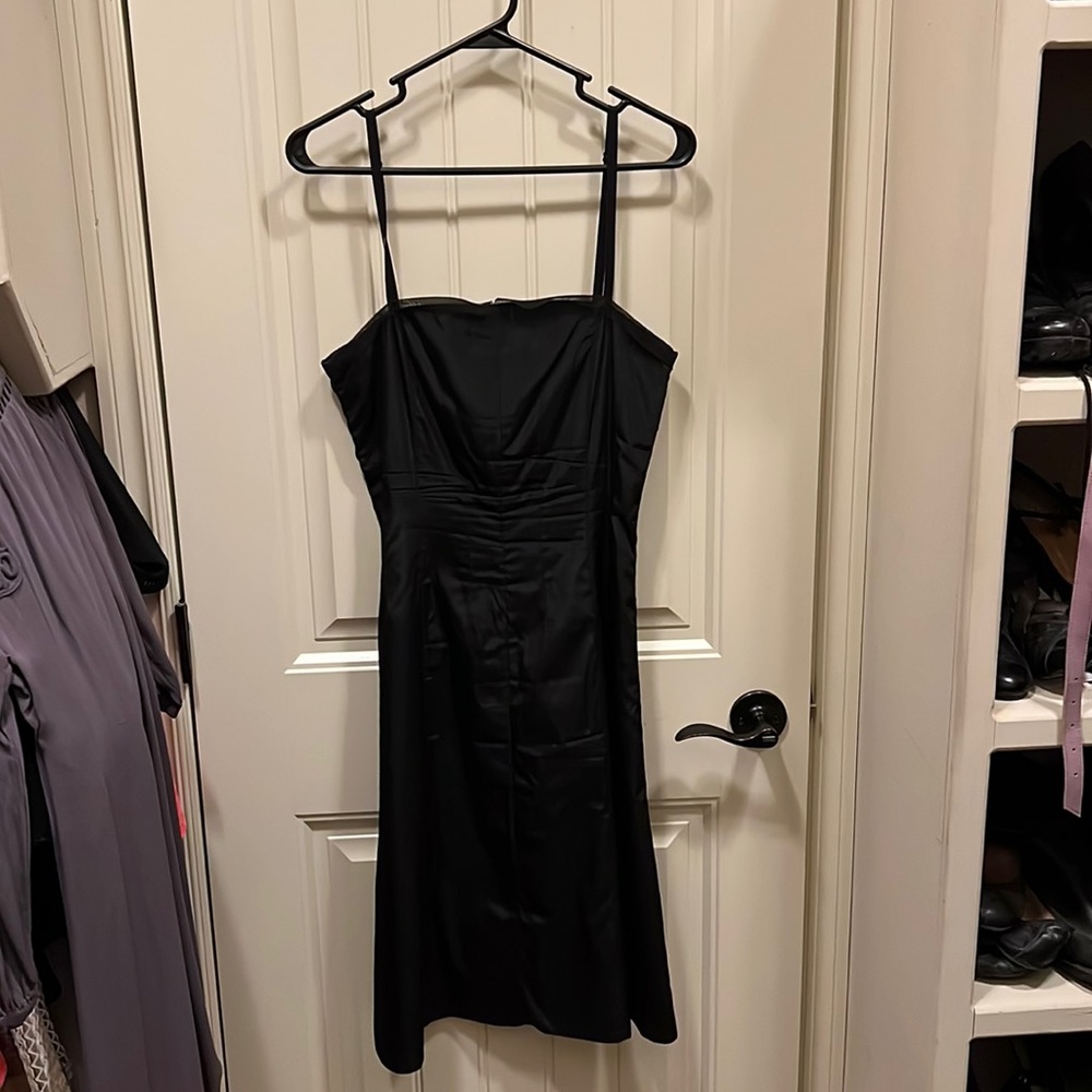 Danish LBD Little Black Dress by Imitz size Euro 36 or US 6 Spaghetti Straps